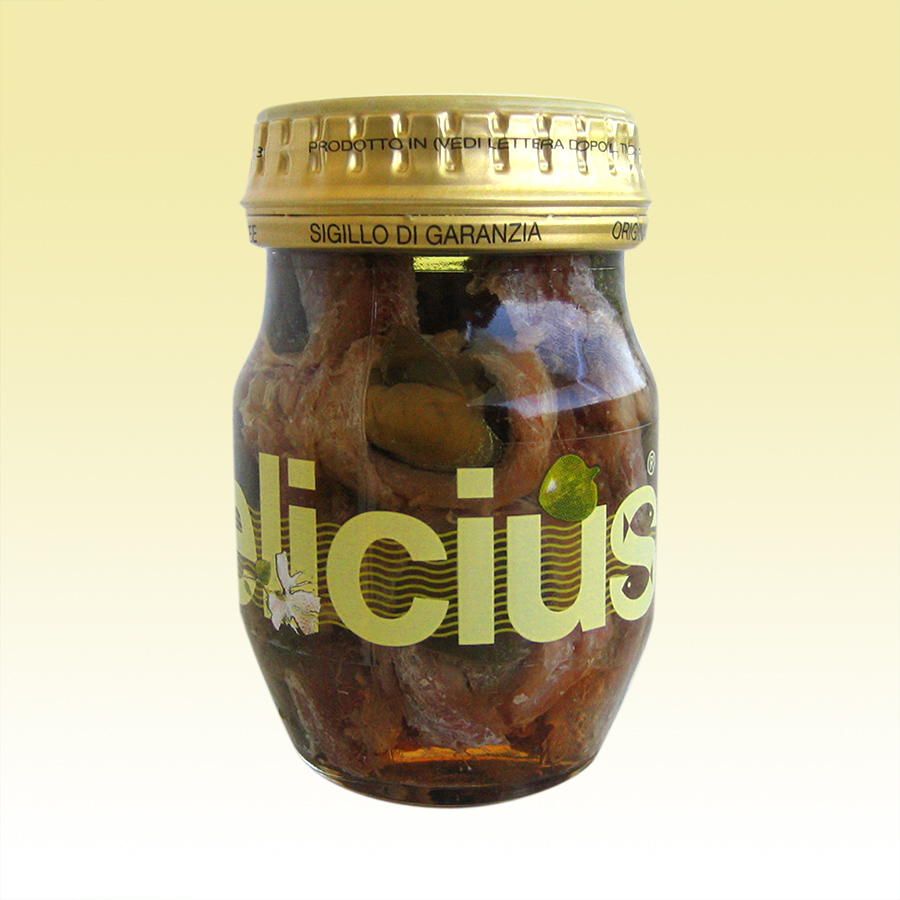 橄欖油漬酸豆鯷魚卷90公克 (暫時缺貨)