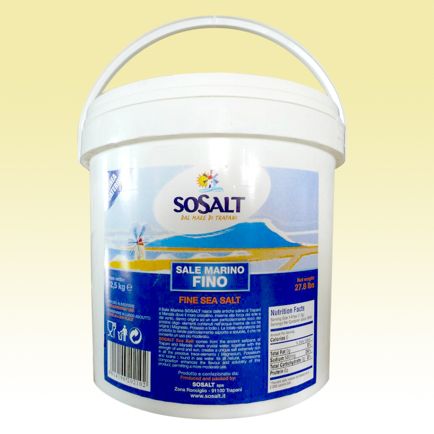 甦索-西西里天然海鹽-細粒12.5公斤 (暫停販售)